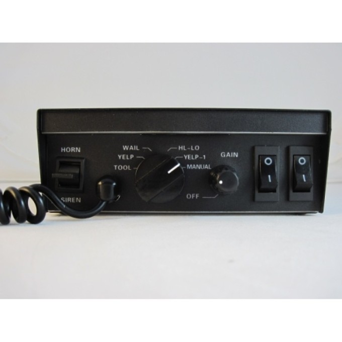 Sirena electronica auto CJB114 12V-100W cu comenzi pentru rampa de semnalizare luminoasa